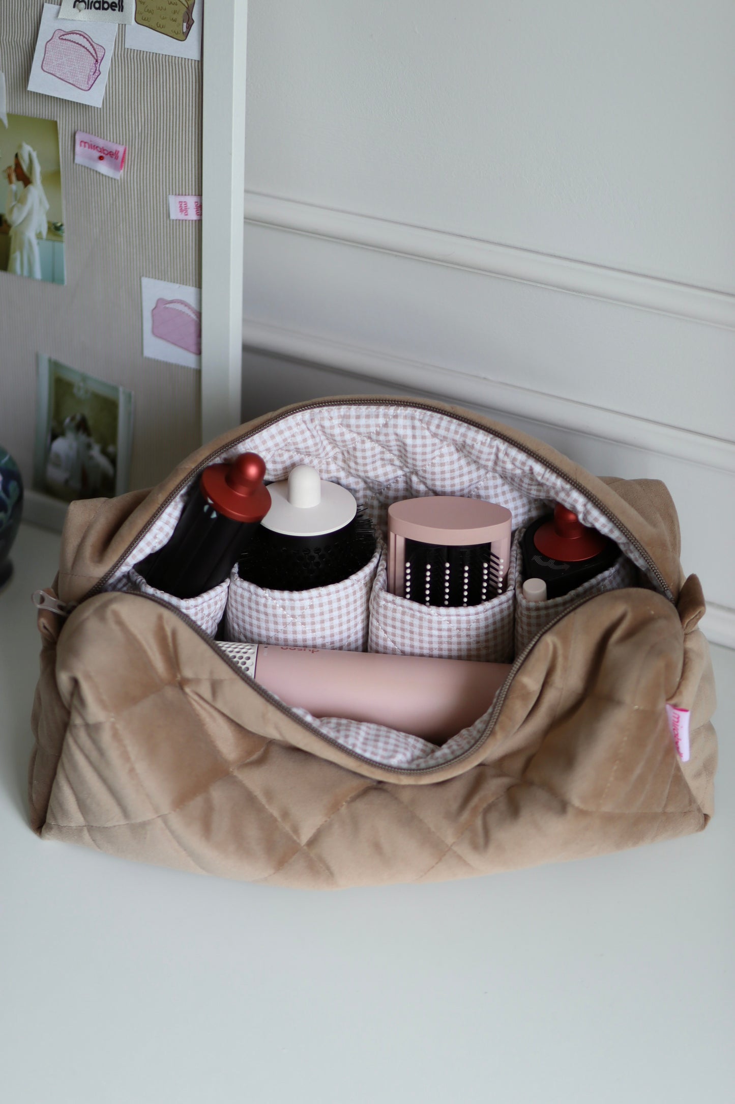EMILY Велюрова Dyson bag