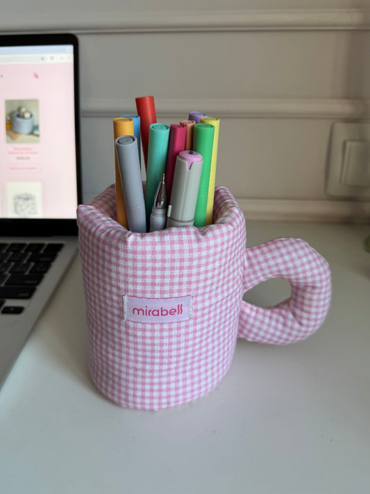 Органайзер Чашка Рожева клітинка